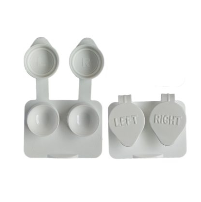 Flat Pack Smooth Well Contact Lens Cases