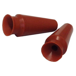 Scleral Cup - Orange Latex Free Rubber - pkg/12