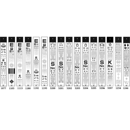 Projector Slides - High Contrast Eye Chart