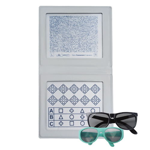 Stereo butterfly test by VAC