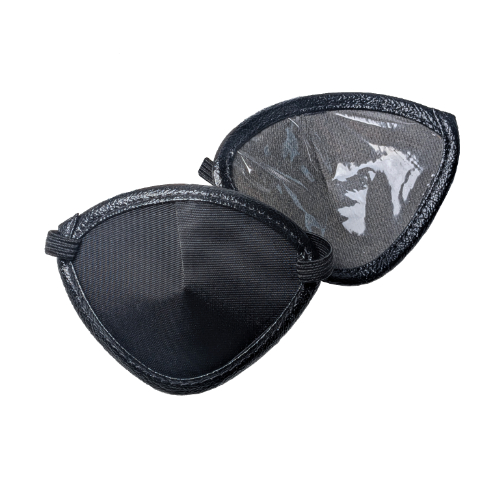 Plastic Lined Material Eye Patch - WhiteOp