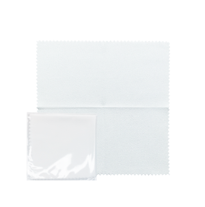 Suede Eyeglass Cleaning Cloths - White - 15cm x 15cm