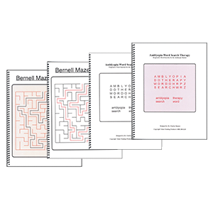 Amblyopia/ Suppression Therapy Work Books