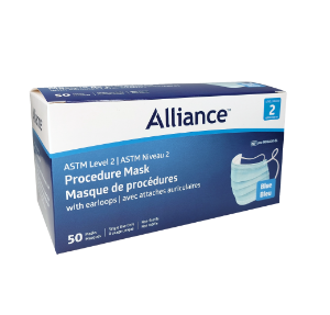 Blue Procedure Face Masks - 3 Ply Level 2