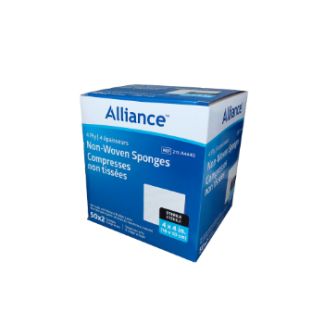 Sterile Non-Woven Gauze - 4 Ply