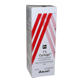 Cyclogyl 1.0% - Cyclopentolate hydrochloride 1.0% - 15mL – Medical Professionals Only/No Residential Addresses