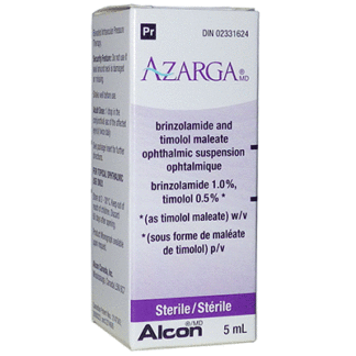 Azarga - Brinzolamide 1.0% & Timolol 0.5% - 5mL – Medical Professionals Only/No Residential Addresses