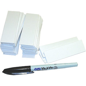 Tray Tags - Reusable Plastic - Pkg/100